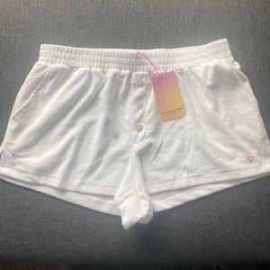 Stoney Clover for Target white terry shorts